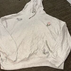 Maurice’s Embroidered Gray Hoodie